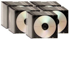 OWC 16X DVD-R 4.7GB Blank DVD Media in Slimline Jewel Cases - 50 Pack