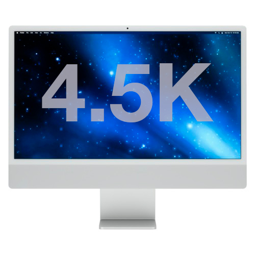 Apple 24" iMac Retina 4.5K (2021) 8-core Apple M1, Silver - Used, Excellent condition
